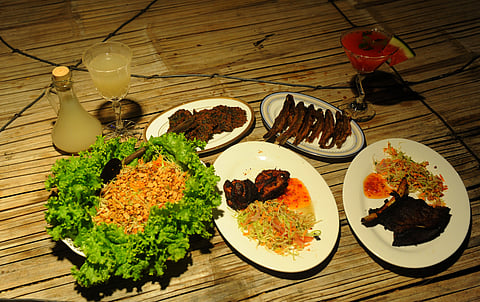 The local foods on offer