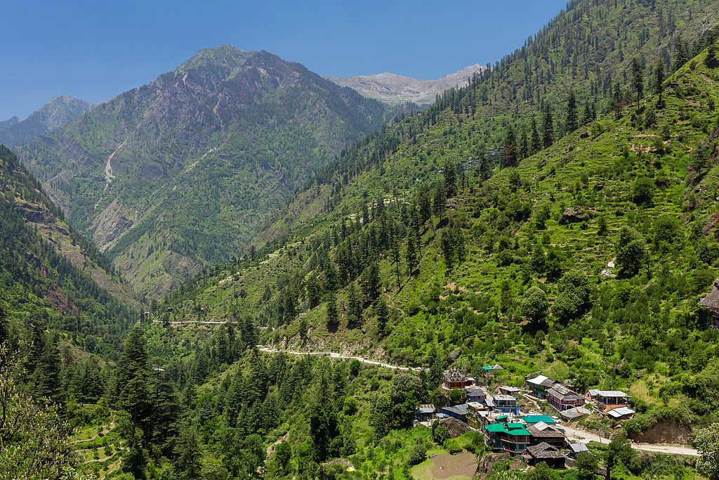 The valley of Tosh is popular among leisure hikers