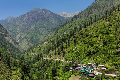 The valley of Tosh is popular among leisure hikers