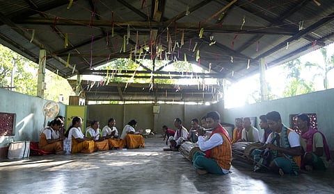 Bathouism has close affinity to Hinduism