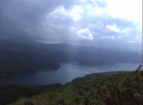 The moutains around Idduki Dam