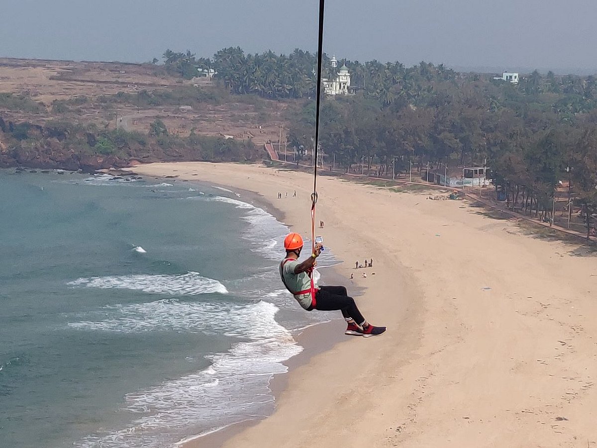 The only coastal zipline in Maharashtra is Devgad, in Sindhudurg district.