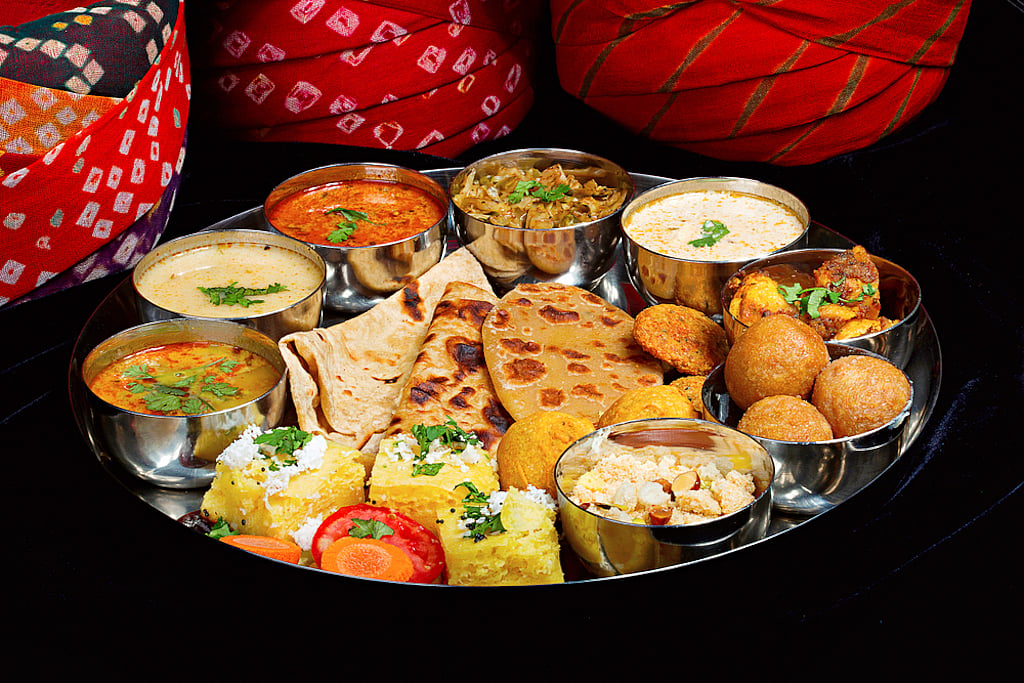 A Rajasthani Thali