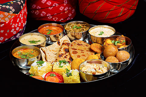 A Rajasthani Thali