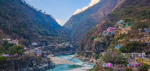 The settlements at Karnaprayag