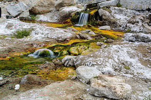 Near the Siachen glacier is the northernmost hot spring of India in Panamik