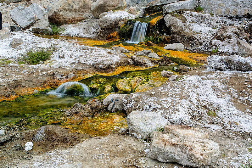 Near the Siachen glacier is the northernmost hot spring of India in Panamik