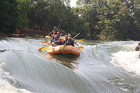 Kundalika river, near Kolad in Raigad, is popular for white-river rafting