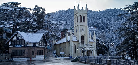 A Christmas wonderland in Shimla