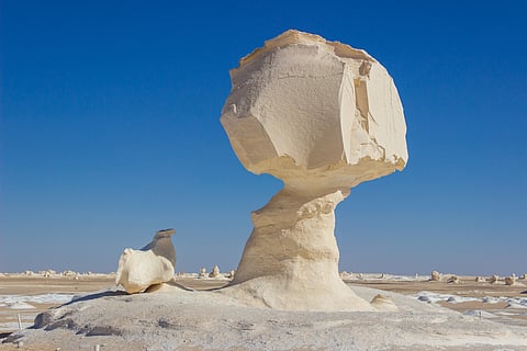 A natural formation in the White Desert