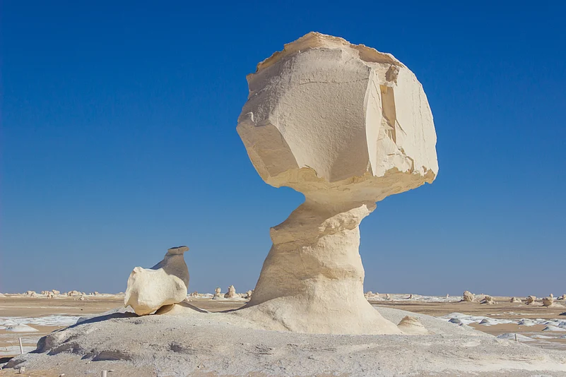 A natural formation in the White Desert