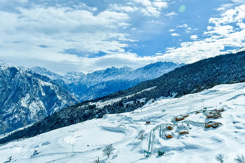 Auli is known for its ski slopes, suitable for both beginners and experienced skiers