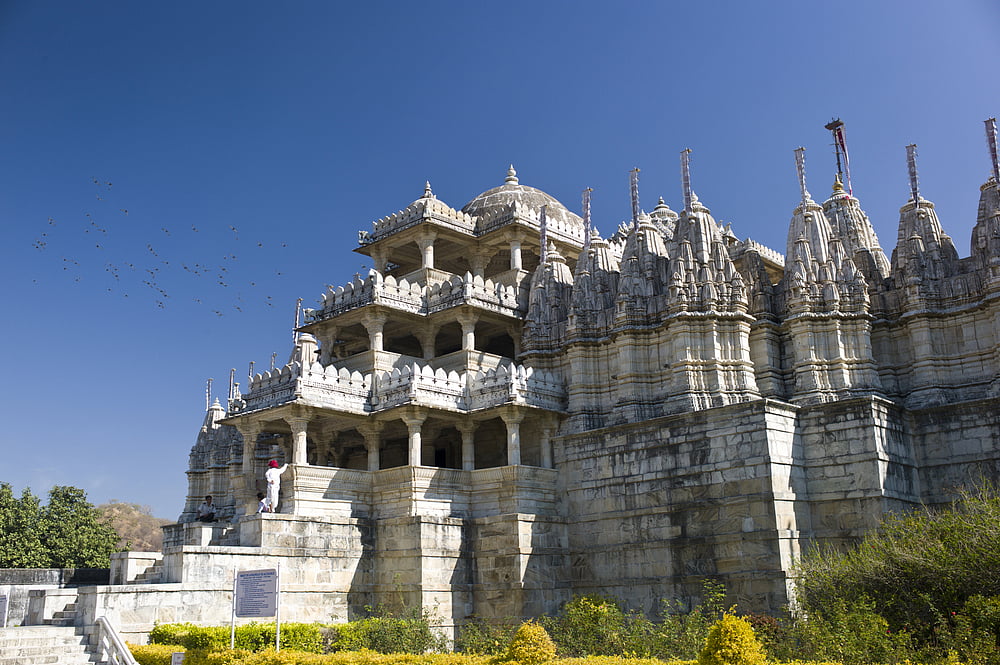 The Dilwara temple complex has five gloriously carved Jain temples