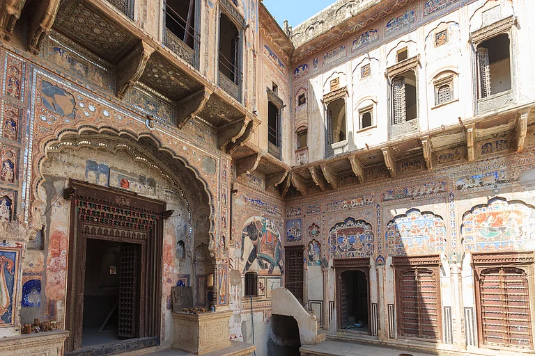 Located in the Shekhawati region, Mandawa has earned its reputation as a living museum of exquisite frescoes and beautifully adorned havelis - Shutterstock