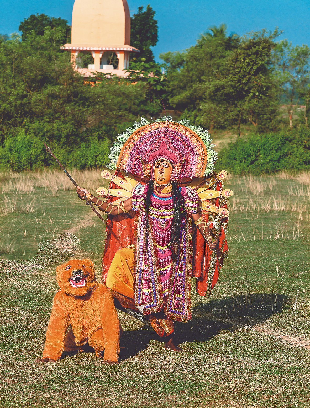 A Mahishasurmardini performance