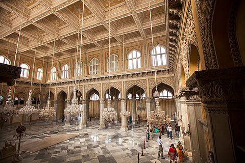 Chowmahalla Palace is a replica of the Shah's Palace in Teheran, Iran
