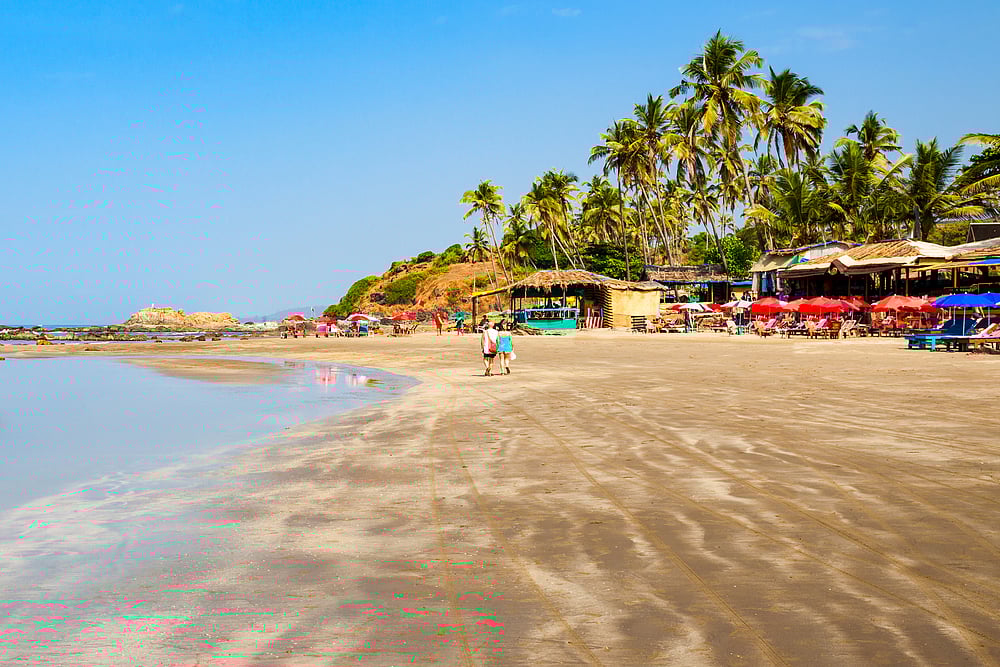Varca Beach is one of the cleanest beaches in Goa