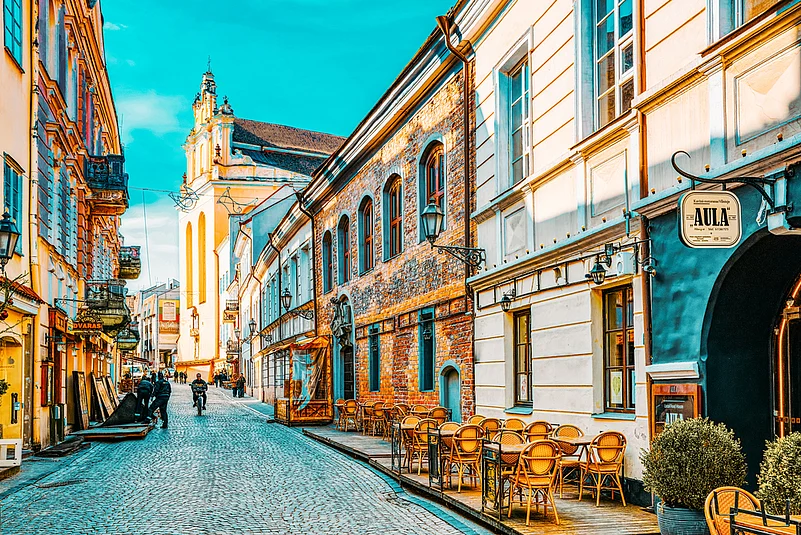 Vilnius in Lithuania