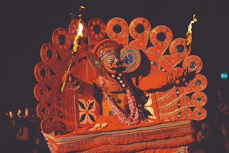 There are more than 500 different Theyyams in Malabar and hundreds in Tulu Nadu