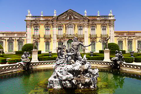 National Palace of Queluz in Portugal