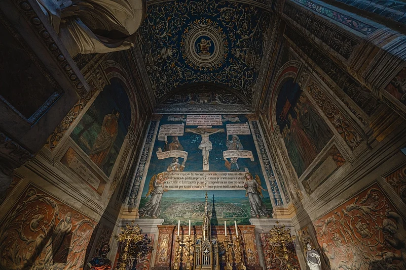 Interiors of Albi cathedral