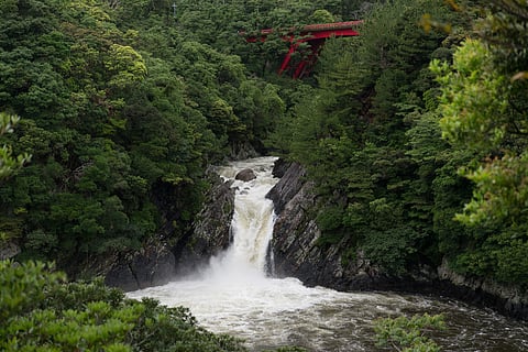 Waterfall in Yaku island
