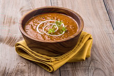 The mouth-watering dal makhani is a popular dish in Daryaganj