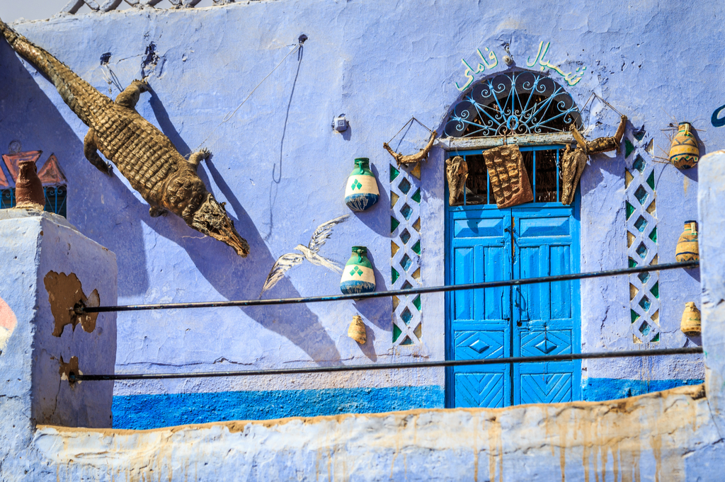 Crocodiles are an important part of the Nubian culture as a totem of blessings