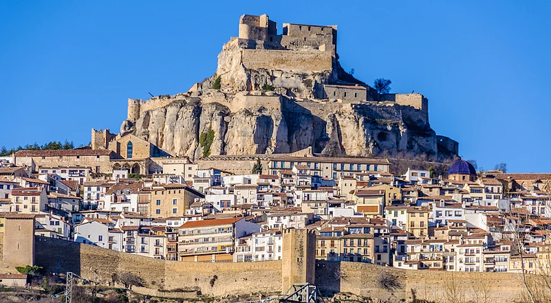 The hilltop village of Morella