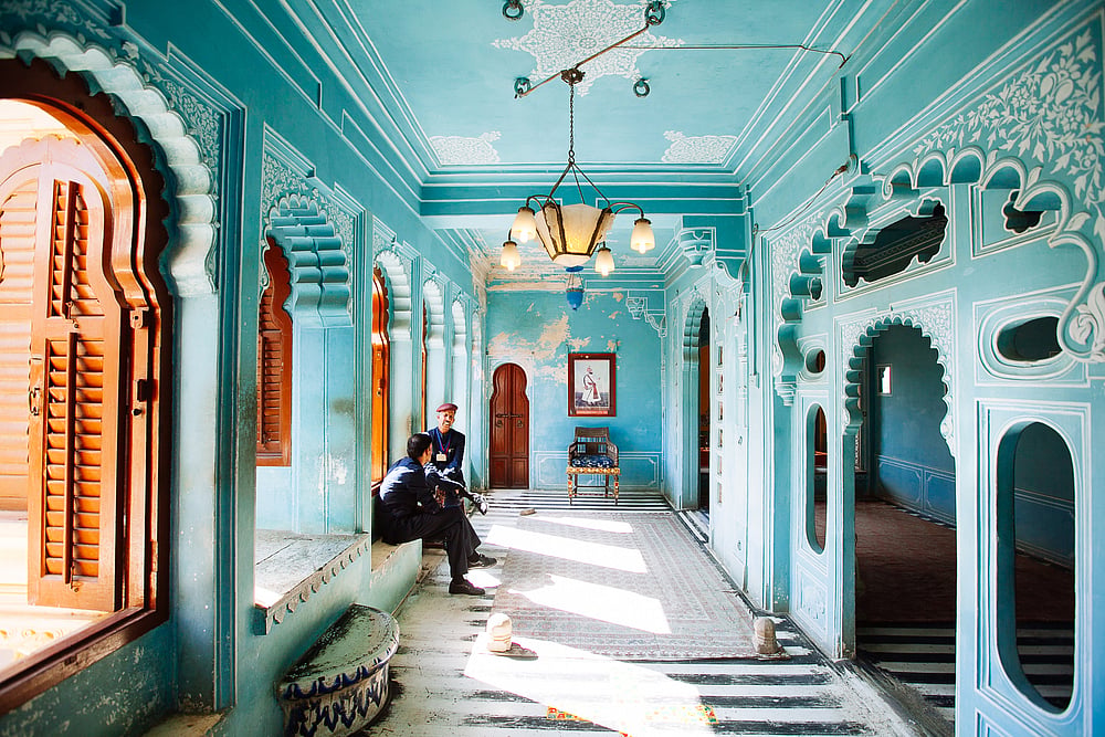 The Turquoise Room inside City Palace