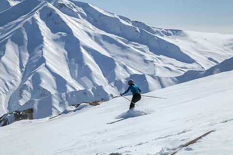 The ski season in Gumarg usually lasts from January to March