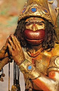 The month-long Ramlila doesnt use any artificial lightning