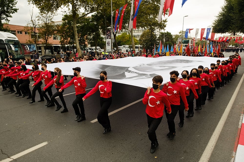 The country commemorates the Proclamation of the Turkish Republic on October 29