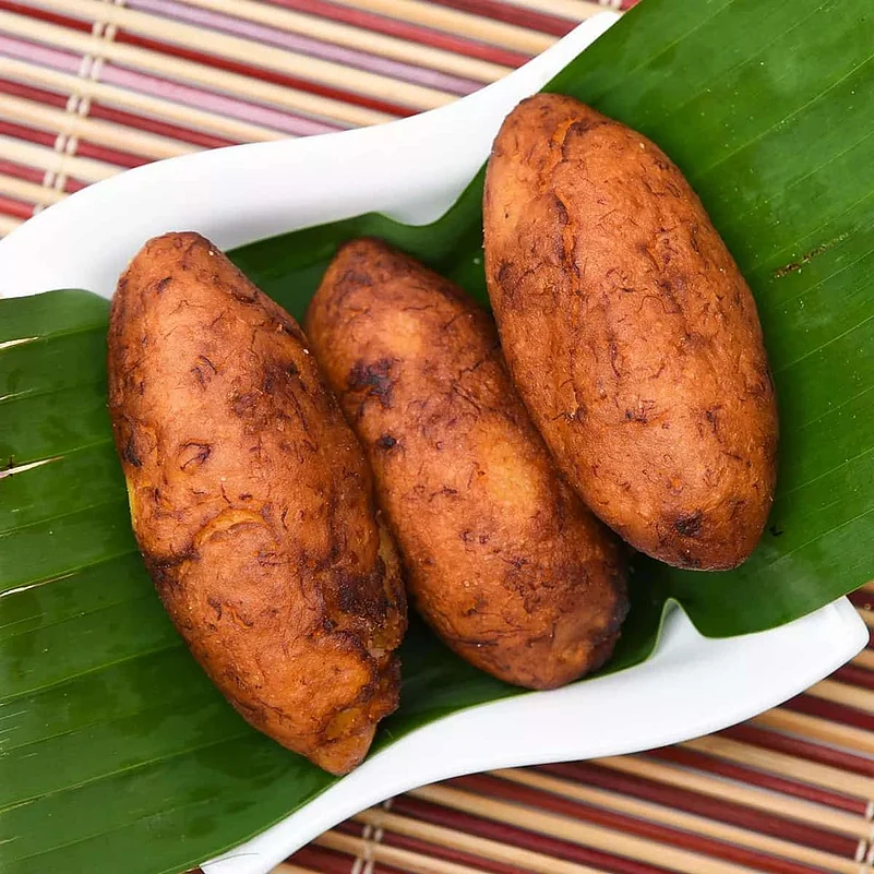 Unnakai, a spindle-shaped plantain snack, is only found in the Malabar region until Calicut