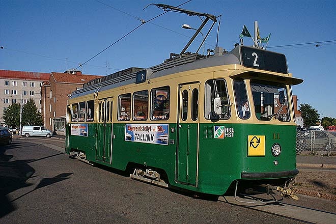 Trams in Helsinki