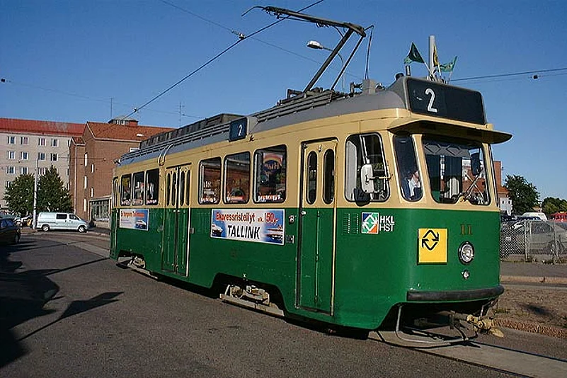 Trams in Helsinki