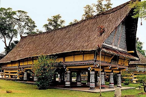 The Murut longhouse in Sabah