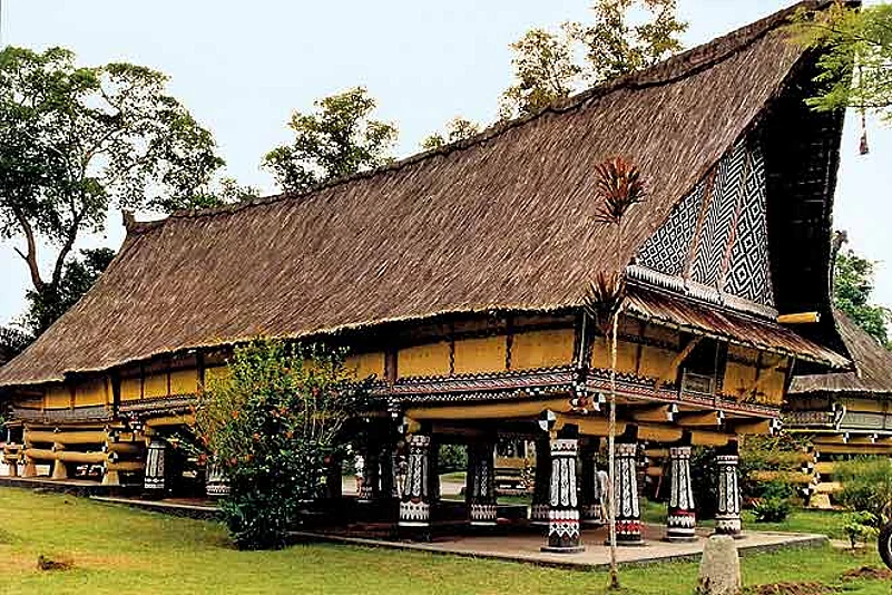 The Murut longhouse in Sabah