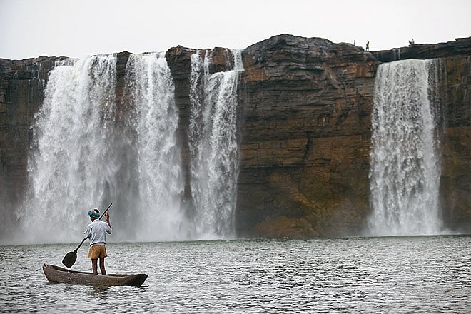 Bastar has majestic waterfalls, including Chitrakote - the Niagara of India