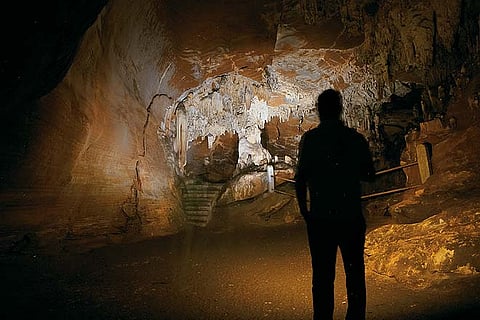Limestone caves at Kanger Valley National Park