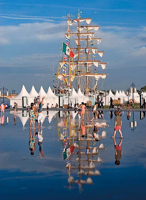 le miroir d'eau - An art installation
