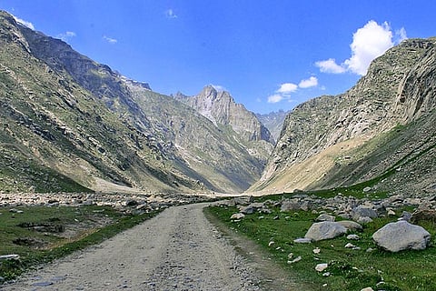 One of the many solitary pathways en route