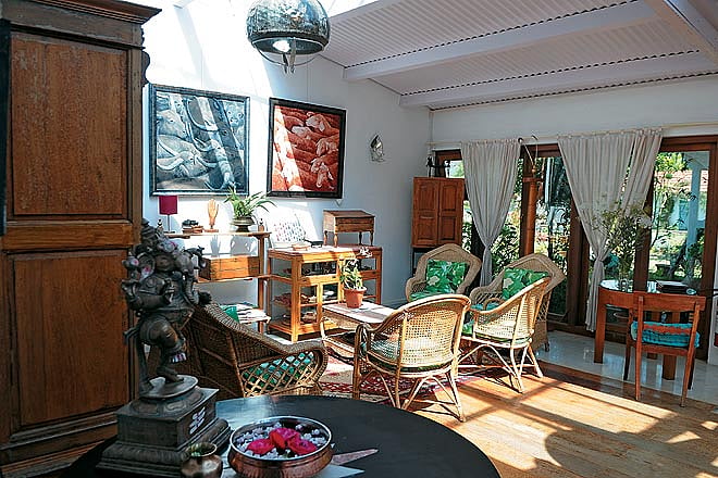 Natural light graces the interiors at Sunshine Bungalow