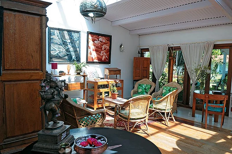 Natural light graces the interiors at Sunshine Bungalow