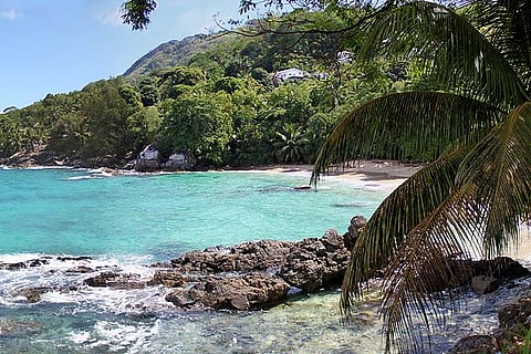 Mahé Island is the largest island of the Seychelles.