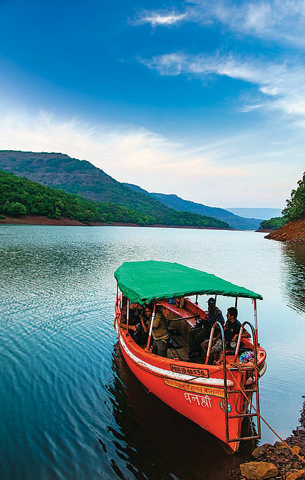 Our ferry in the Koyna backwaters
