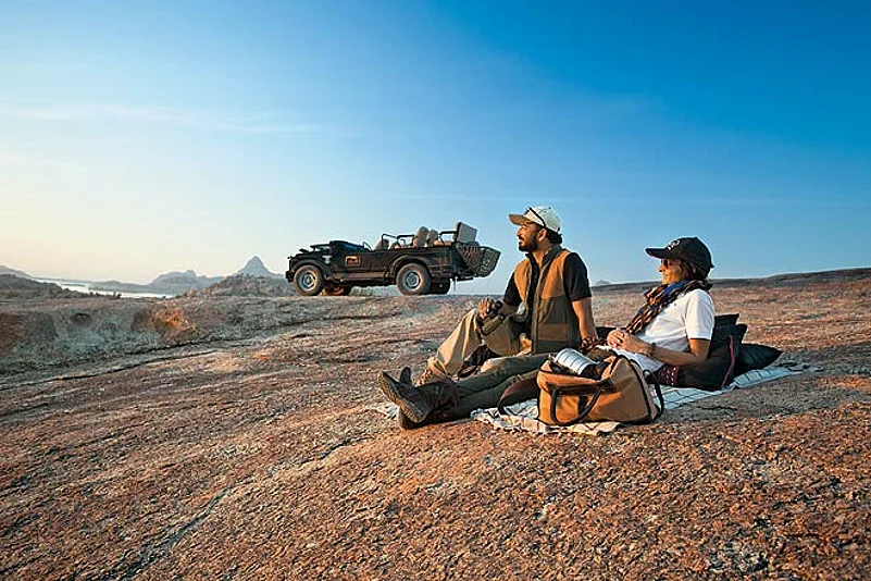 A hill drive in Jawai searching for leopards on the horizon is an exciting experience