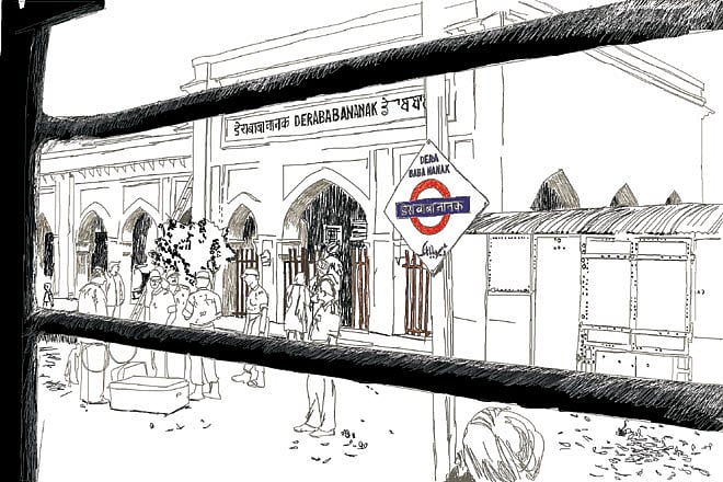 Nobody seems to be in any hurry to leave Dera Baba Nanak.