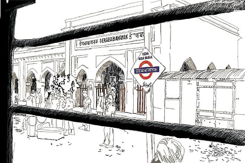 Nobody seems to be in any hurry to leave Dera Baba Nanak.