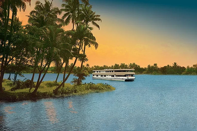 The Oberoi MV Vrinda has eight deluxe cabins and a range of itineraries